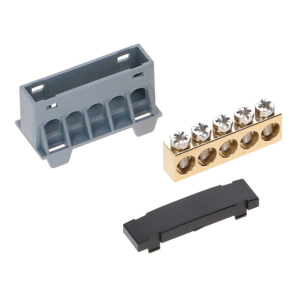 Aansluitverdeelblok AST16 zwart 5x16mm²