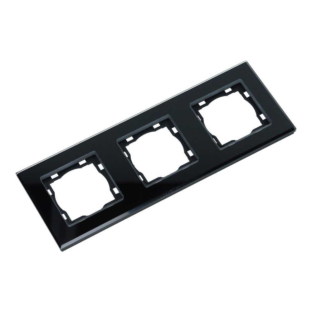 Afdekraam 3 voudig ART 9005 GLAS