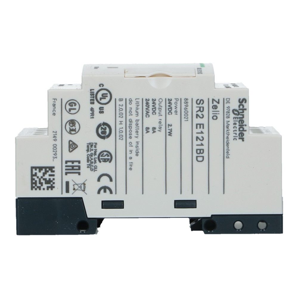 Zelio PLC met klok 12I-O 8in 4uit 24VDC