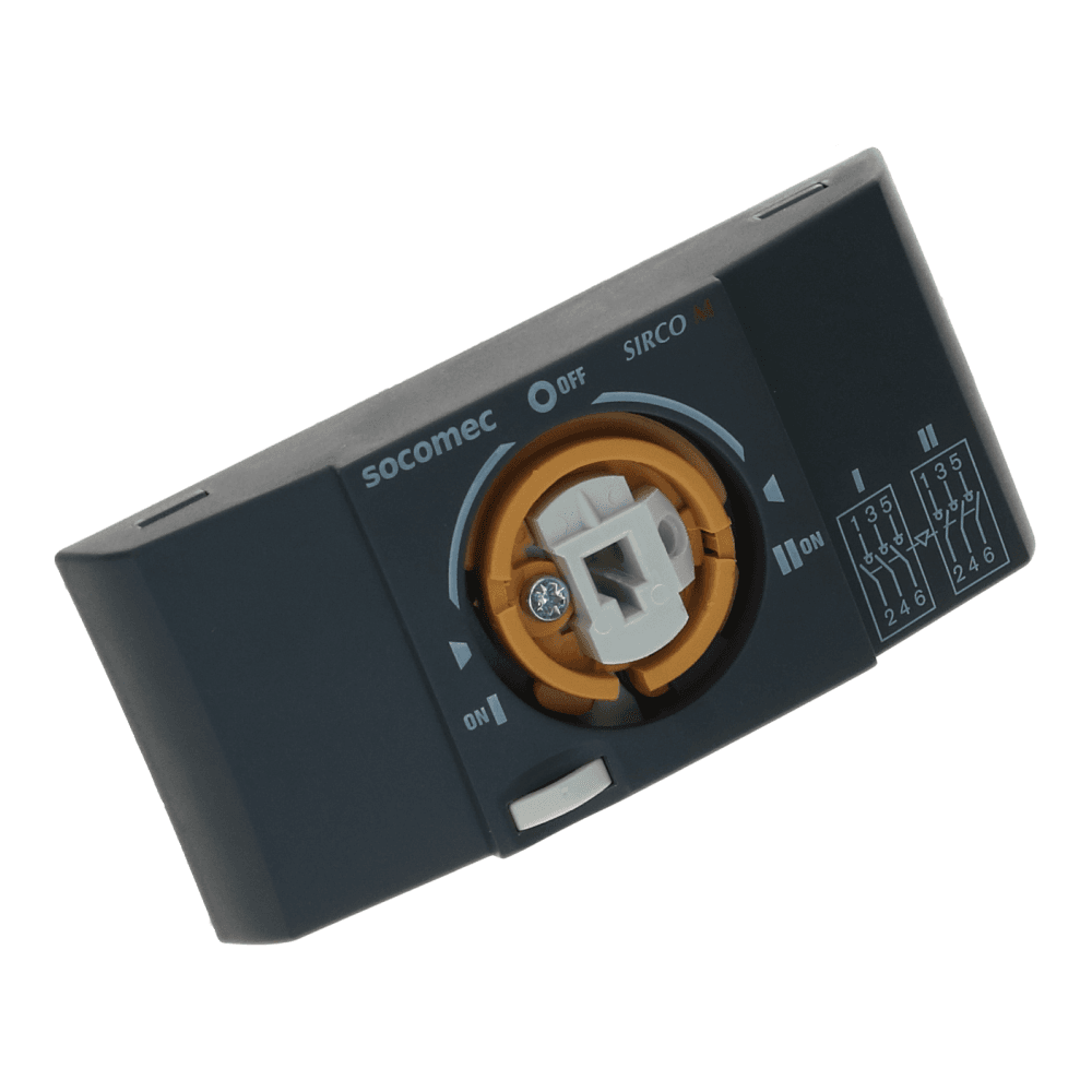 Omschakelaar frontplaat Sirco I-0-II 16-80A