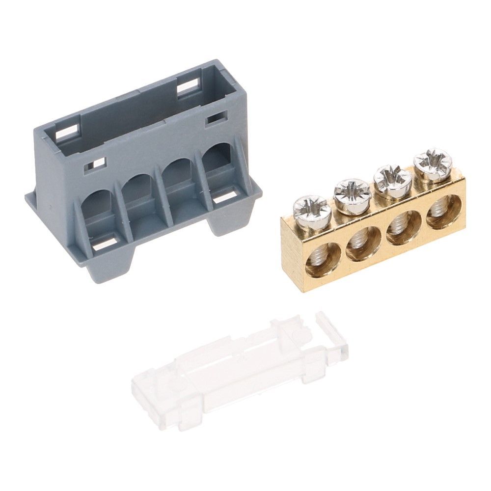 Aansluitverdeelblok AST16 transparant 4x16mm²