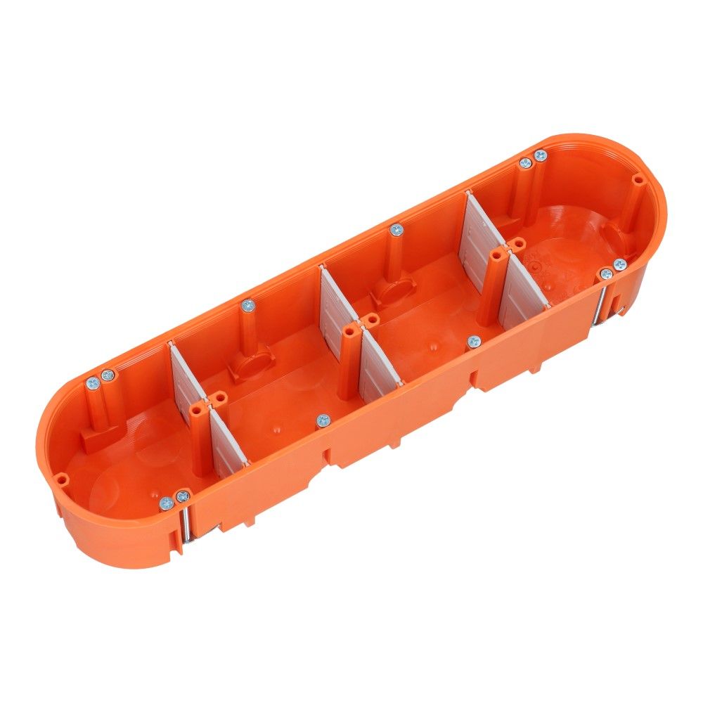 Hollewanddoos 4 voudig gat 68mm diep 62mm