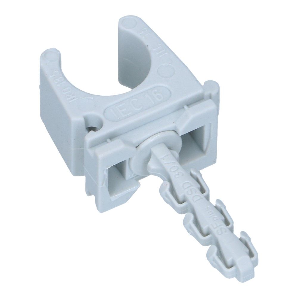 Klembeugel met plug SF Plus RC 5/8inch 15-16mm lichtgrijs - 100 stuks