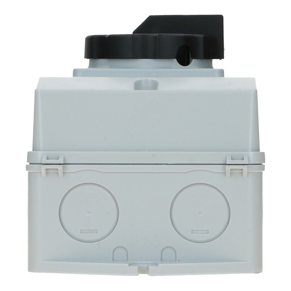 PV-werkschakelaar 25A 4 polig IP65 met 7x PE