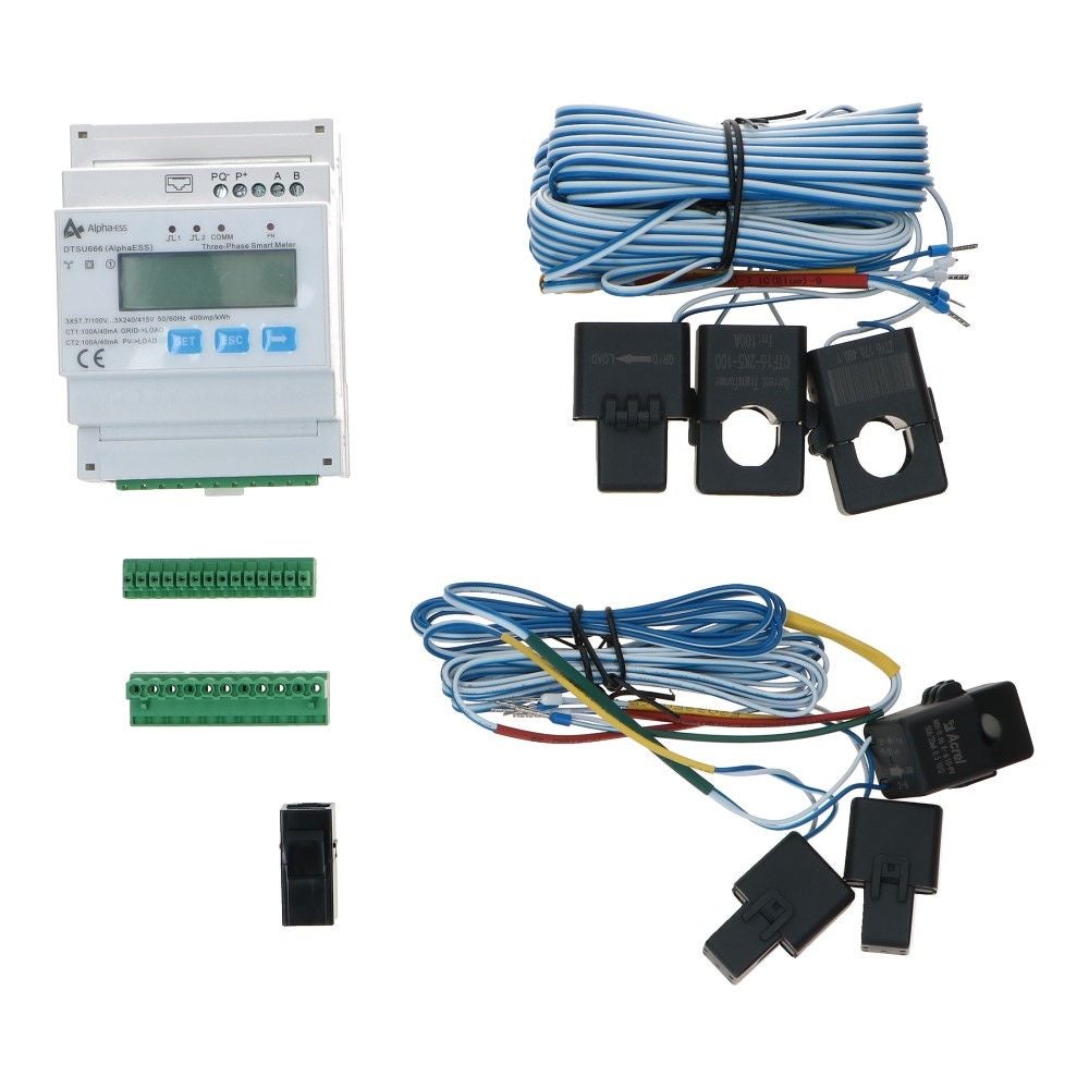 AlphaESS kWh meter DTSU 3CT100A + 3CT50A