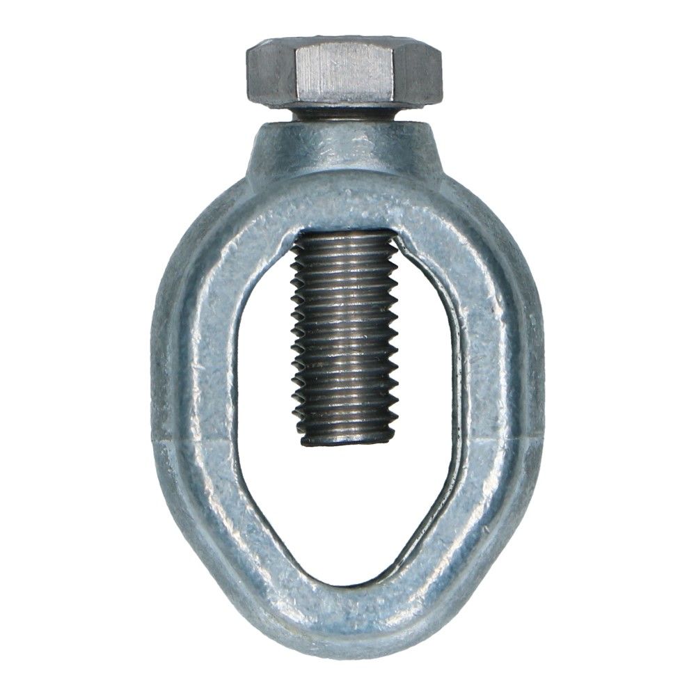 Aansluitklem verzinkt diameter 12-16mm 2 bouten