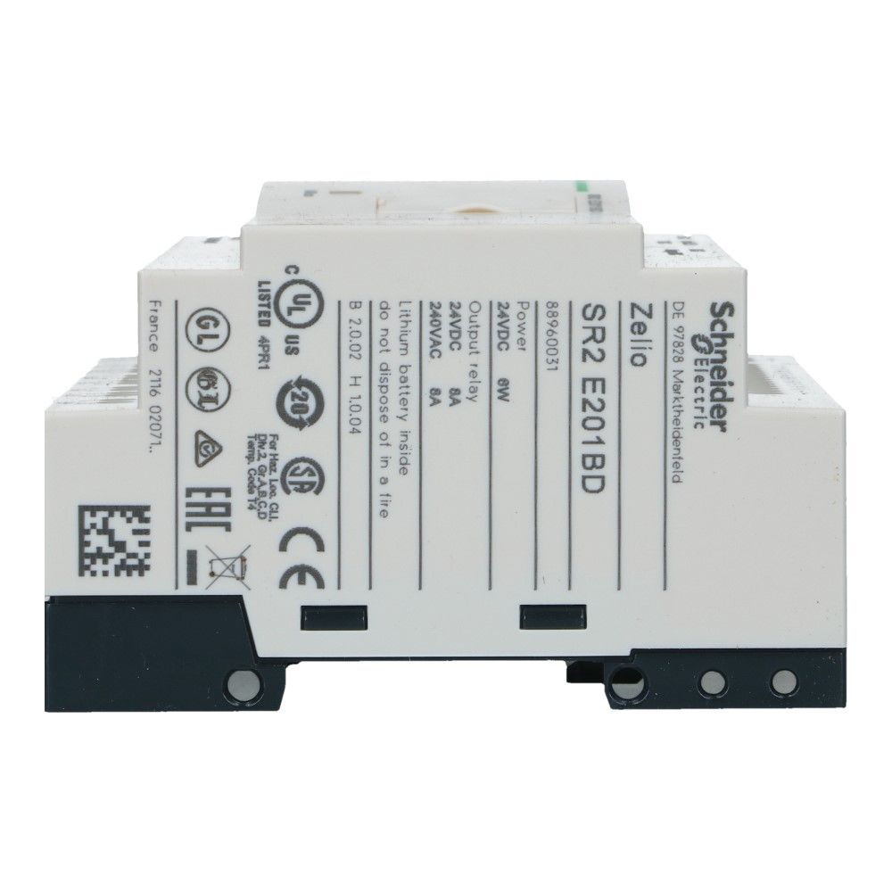 Zelio PLC met klok 20I-O 12in 8uit 24VDC