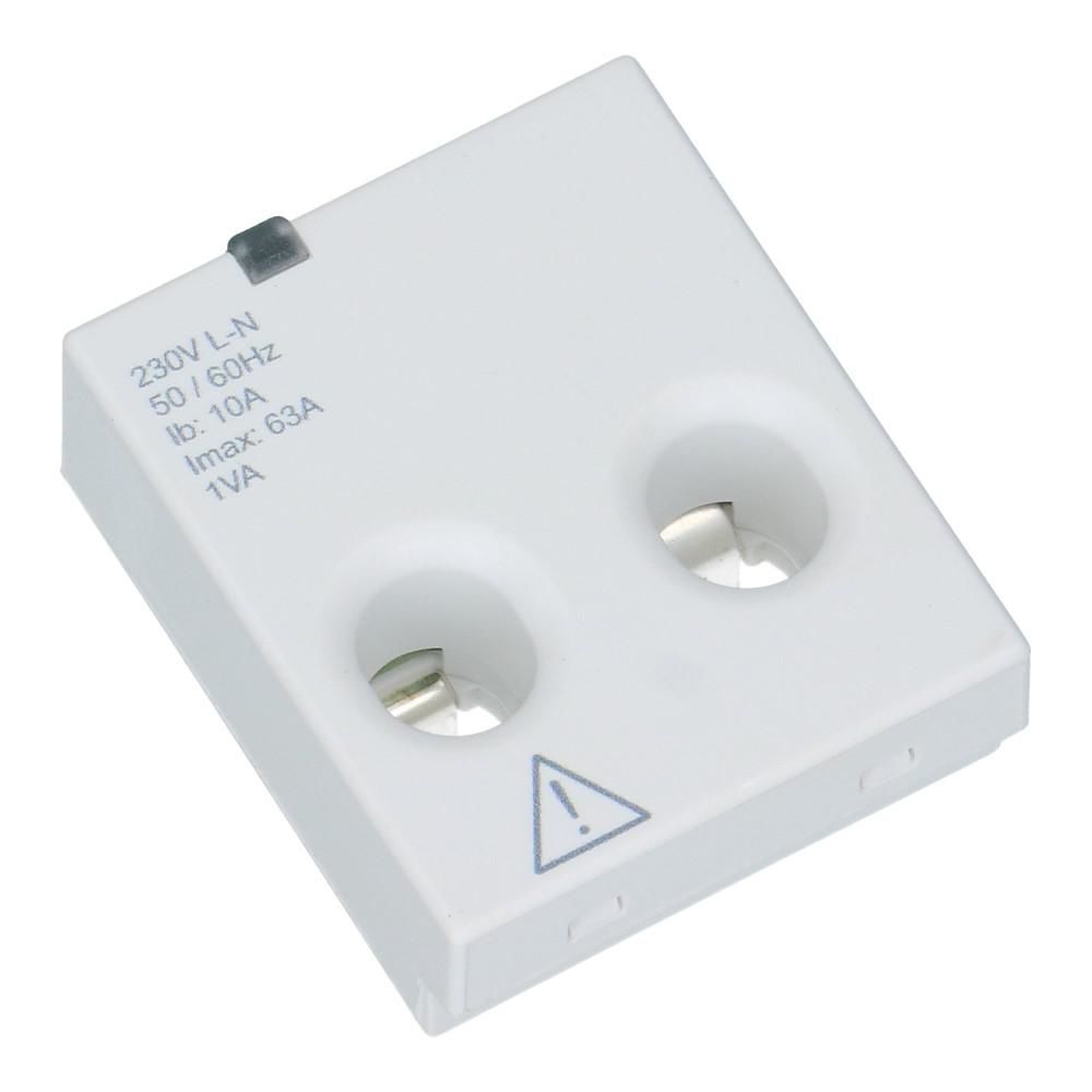 Acti9 PowerTag 1 polig + nul bovenmontage pitch 18mm