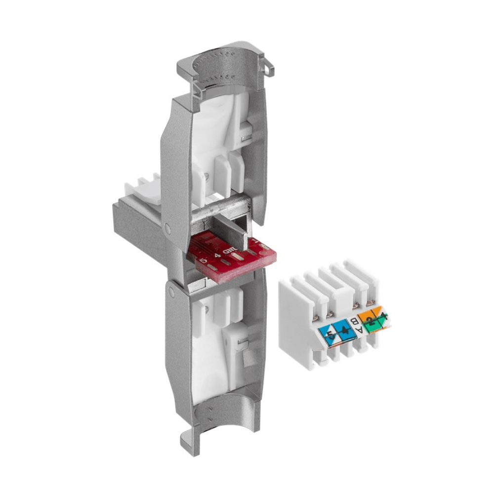 RJ45 Cat 6 netwerkplug shielded easy
