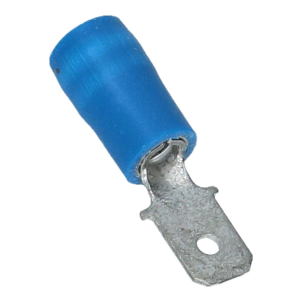 Kabelschoen vlakstekker B-4.8mm D-0.5mm Blauw - 100 stuks