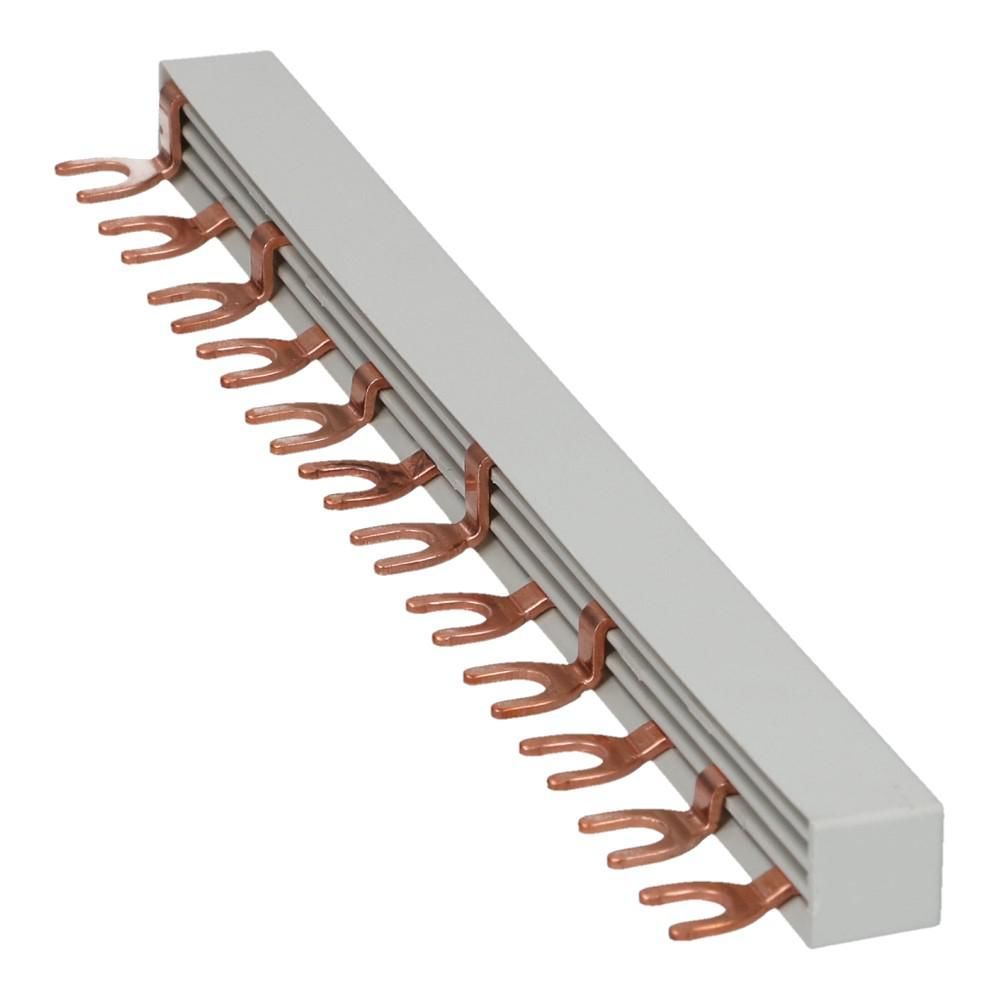 Kam vork M6 grijs 4 fase 12 pole 17.8mm 2x N-L1-N-L2-N-L3