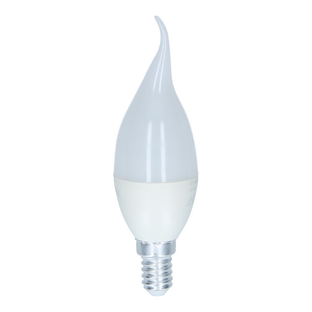 LED tip kaarslamp C37 6W E14 230V 4000K wit 500 Lumen