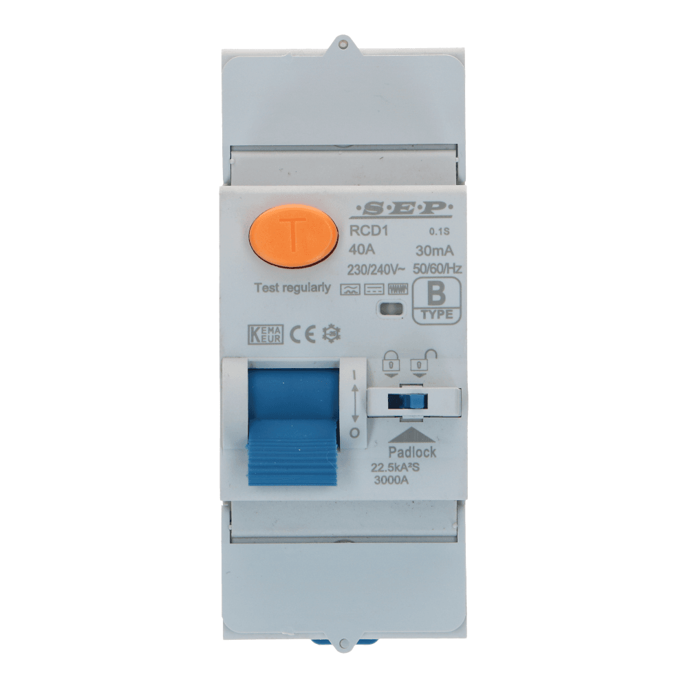 Aardlekschakelaar 100A 2 polig 100mA Type B-selectief 10kA RCD1