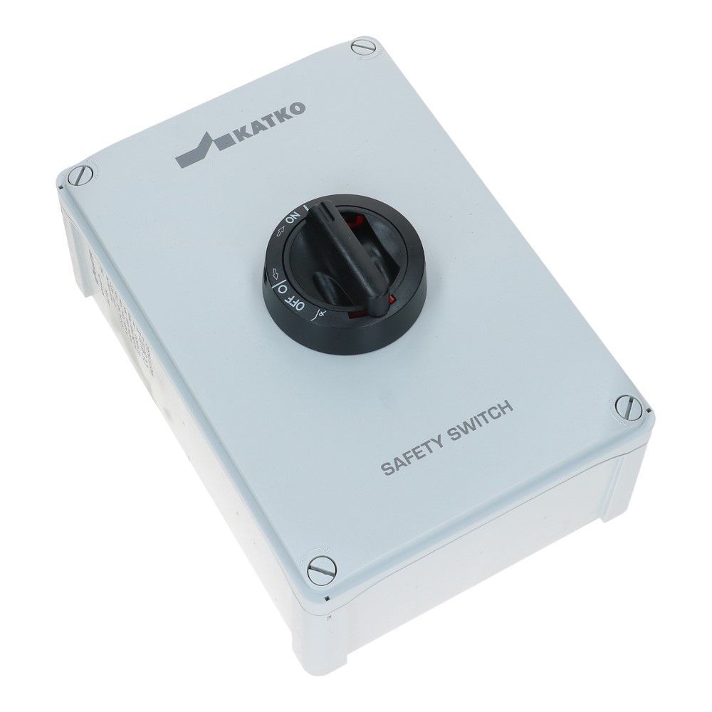 Werkschakelaar IP65 4 polig 160A 190x270x138mm zwart hendel Polycarb. AC22-125A