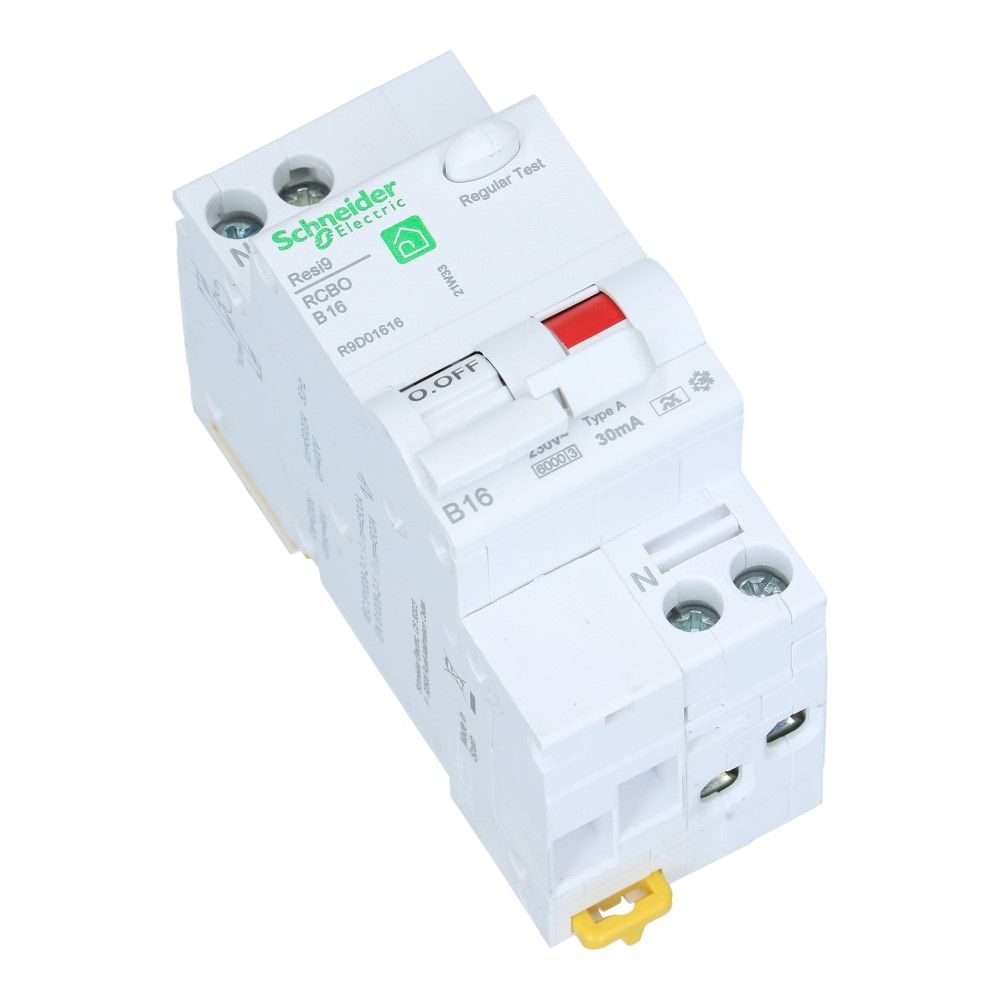 Aardlekautomaat B 20A 1 polig + nul 30mA Resi9