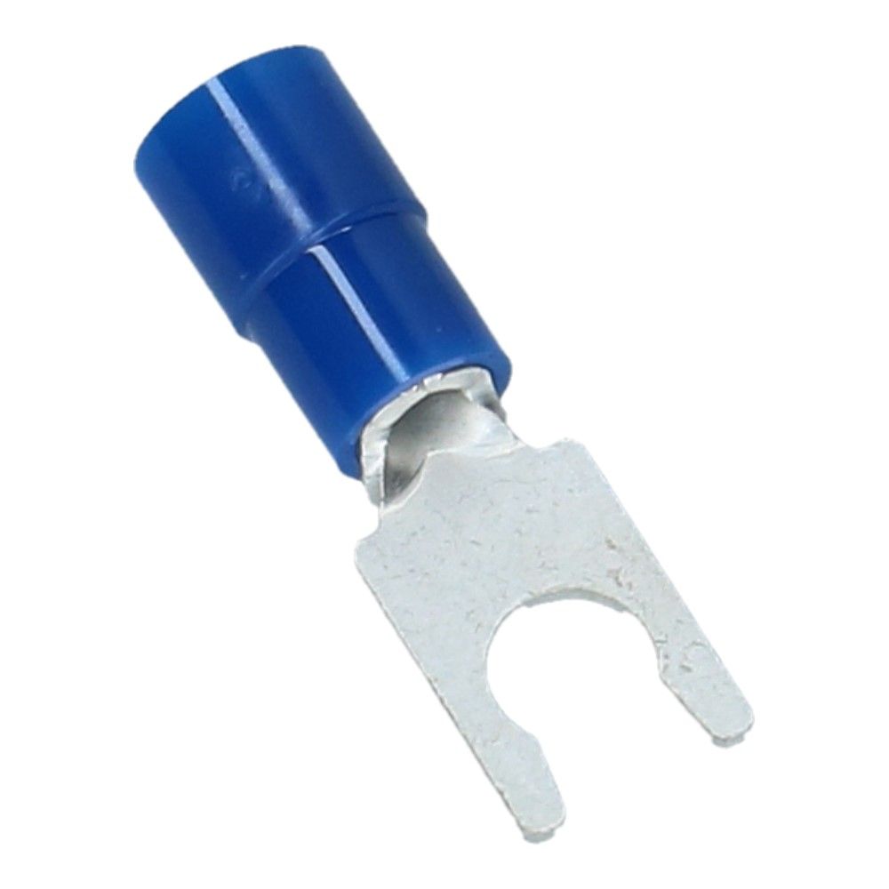 Kabelschoen vork opening 4.3mm B-7mm Blauw - 100 stuks