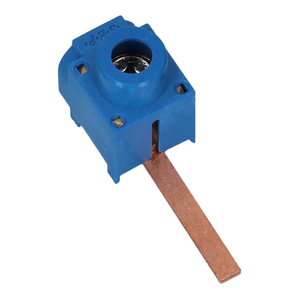 Aftakblok pin blauw 1 fase 50mm² stift 27mm