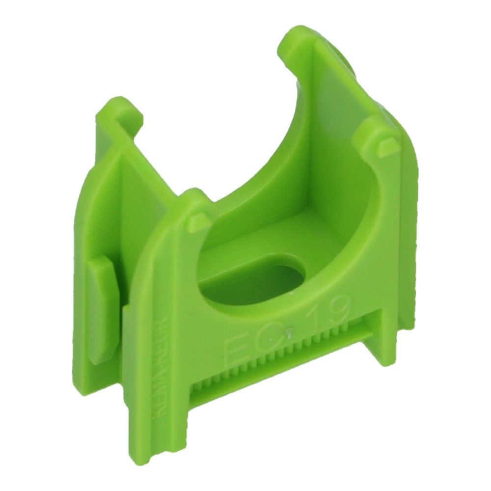Kunststof buisklem Groen diameter 3/4inch 19mm - 200 stuks