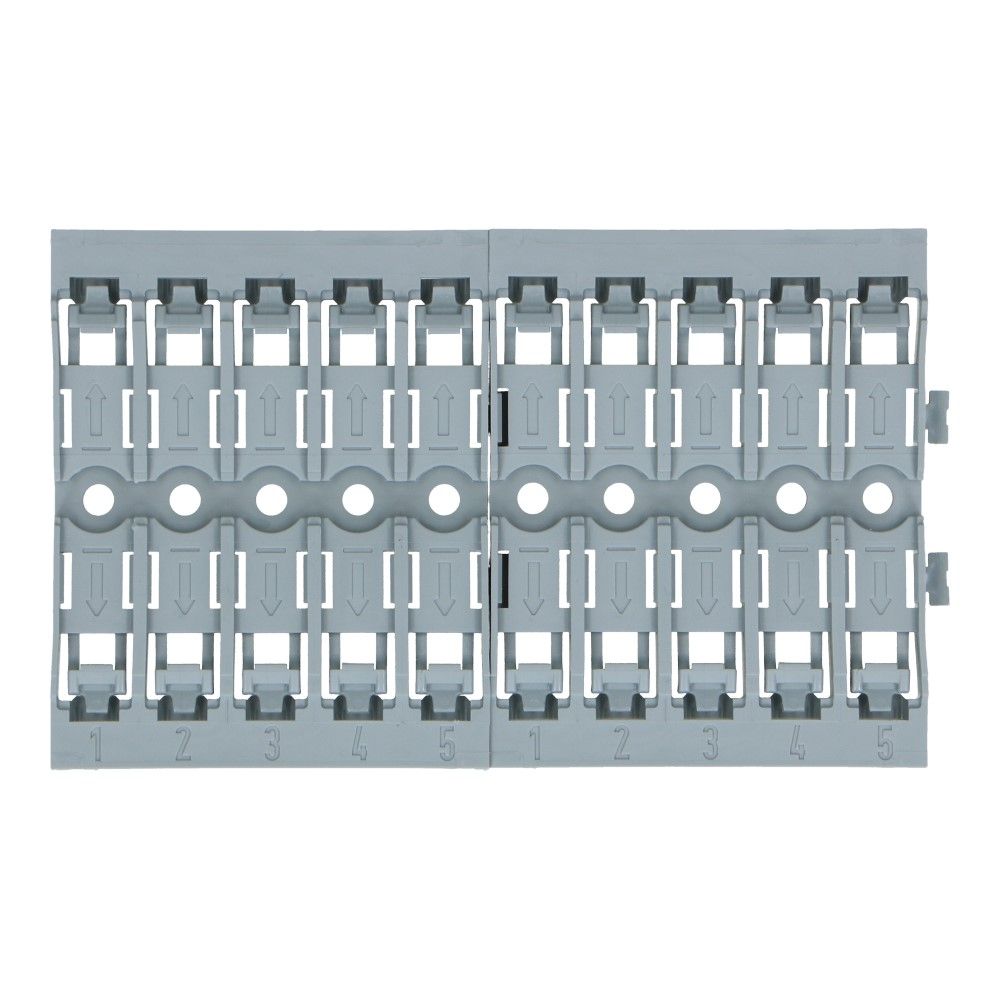 WAGO Bevestigingsadapter doorvoerconnector 5-voudig schroefbevestiging - 5 stuks