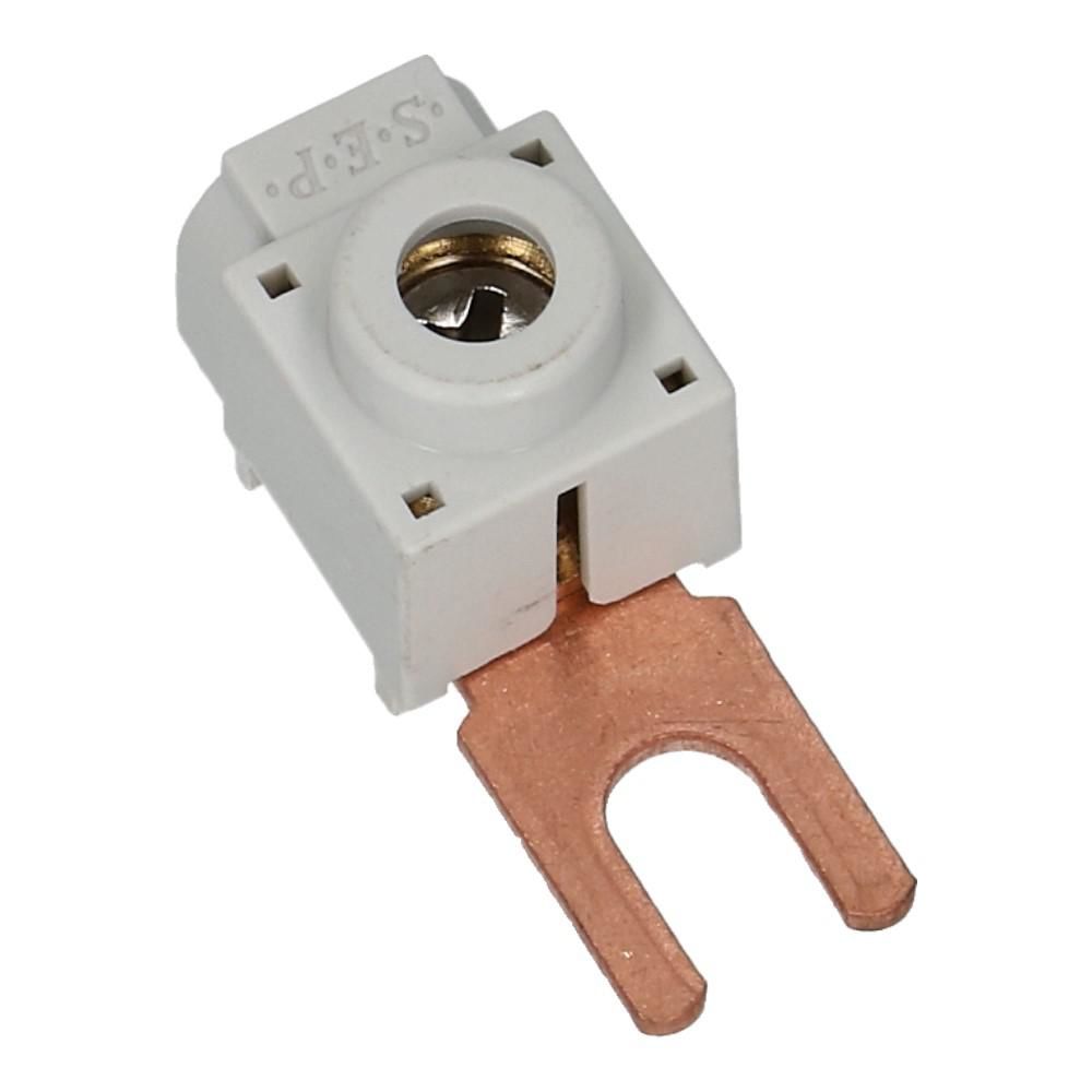 Aftakblok vork grijs 1 fase 25mm²