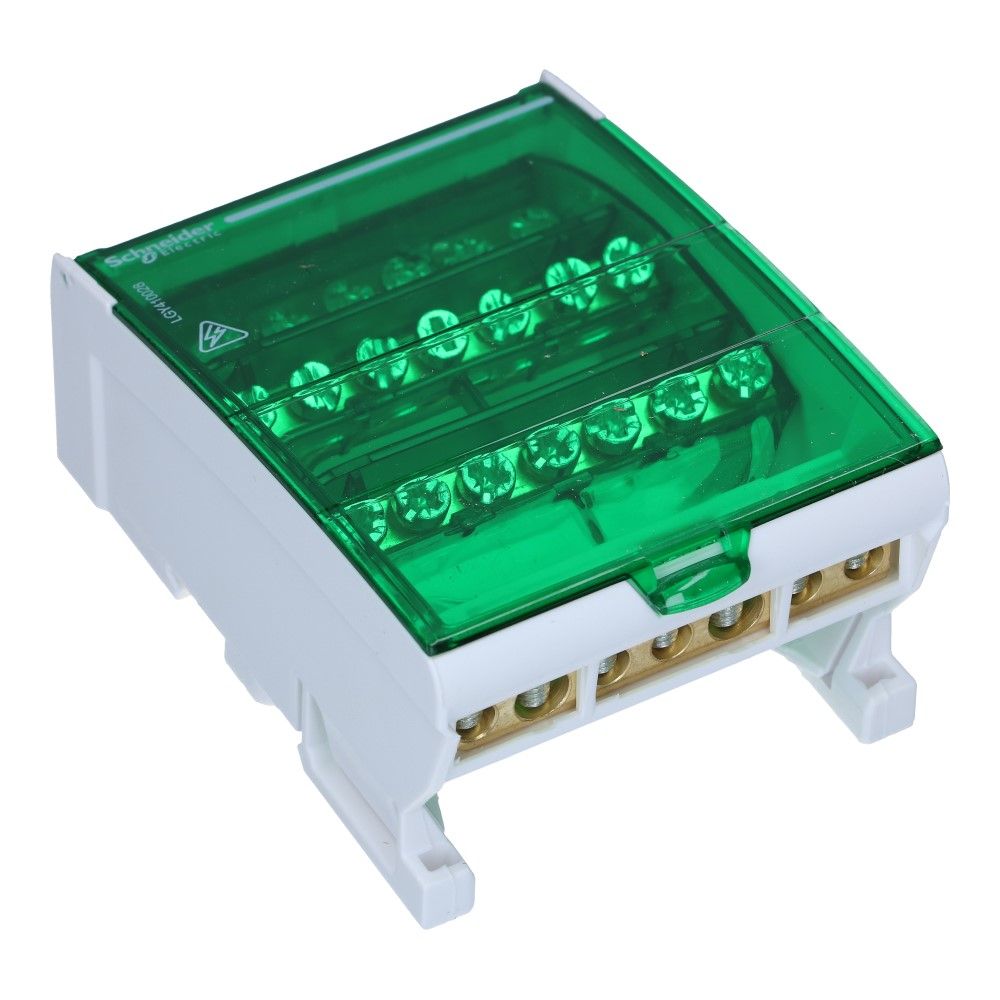 Verdeelblok DS 100A 4 rijen 7 aansluitingen 500VAC