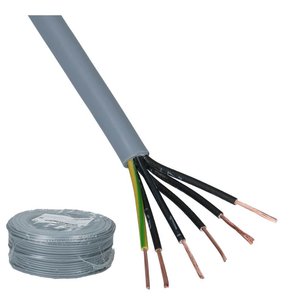 Stuurstroomkabel JZ-500 6x0.5mm² grijs - 100 meter
