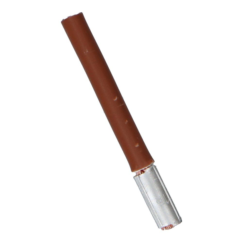 Montagedraad met vertind huls bruin 2.5mm² 630mm halogeenvrij 90°C 