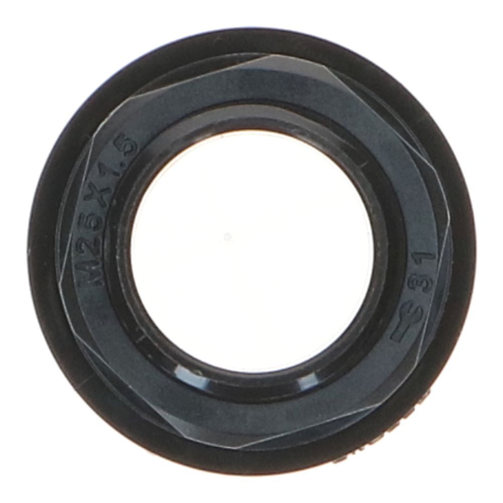 M25 snelconnector flexibele buis zwart 25mm