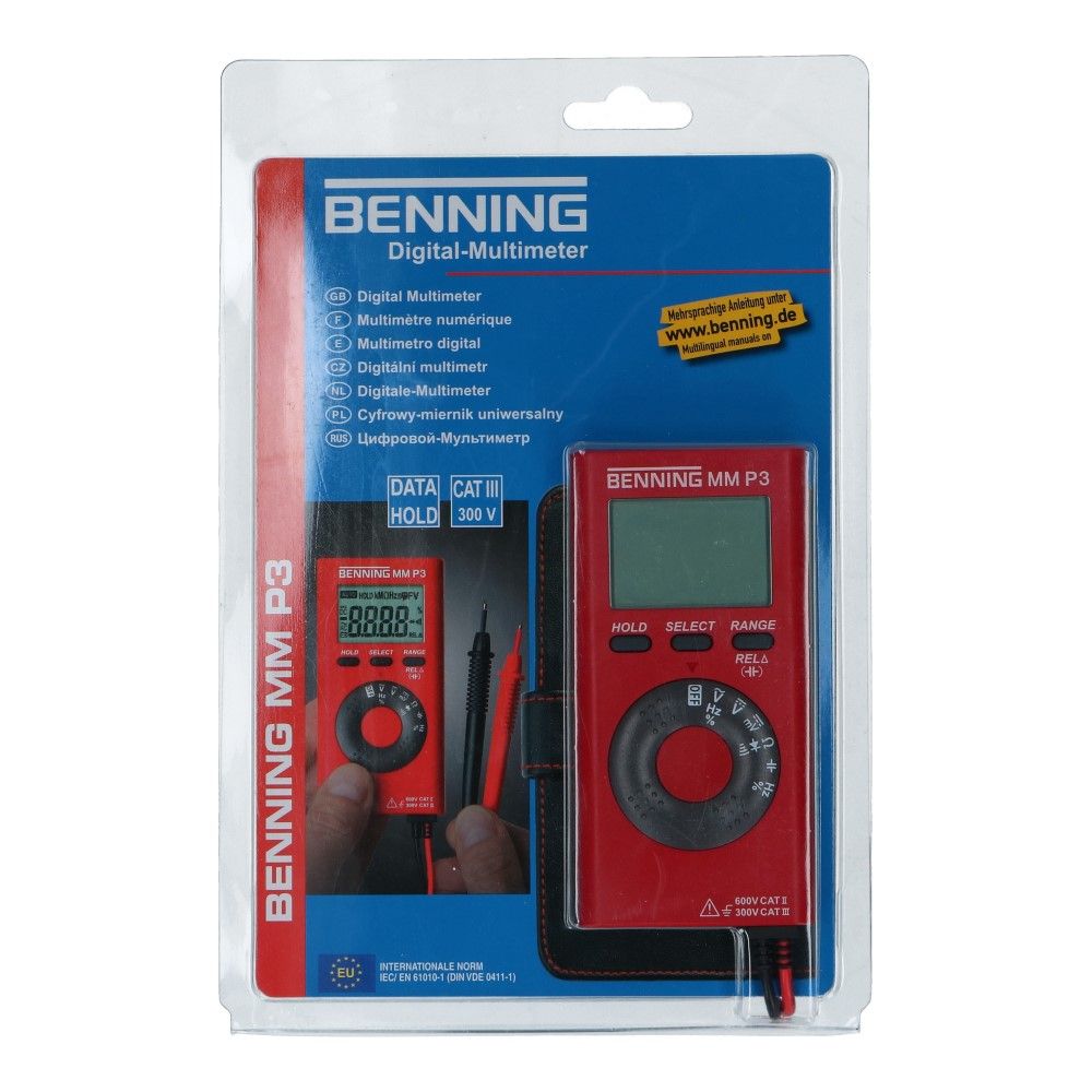 Digitale multimeter MM P3 0.1mV-600V AC/DC