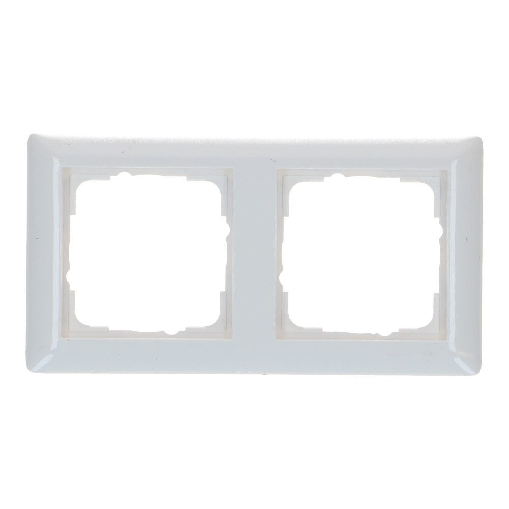 GIRA Standard 55 Afdekraam 2 voudig Zuiver wit