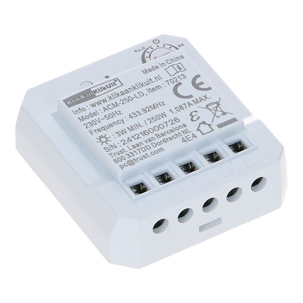 KlikAanKlikUit inbouw leddimmer ACM-250-LD