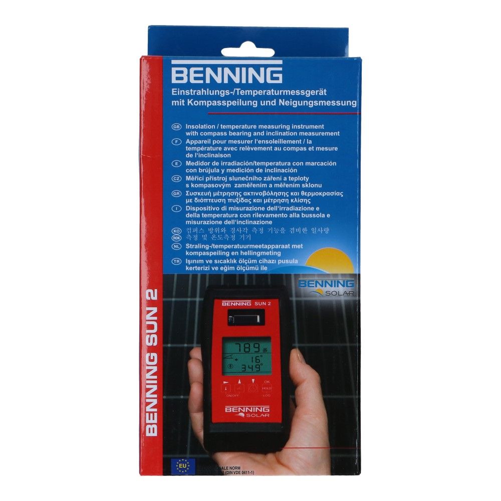 PV instralingsmeter en temperatuurmeter SUN 2
