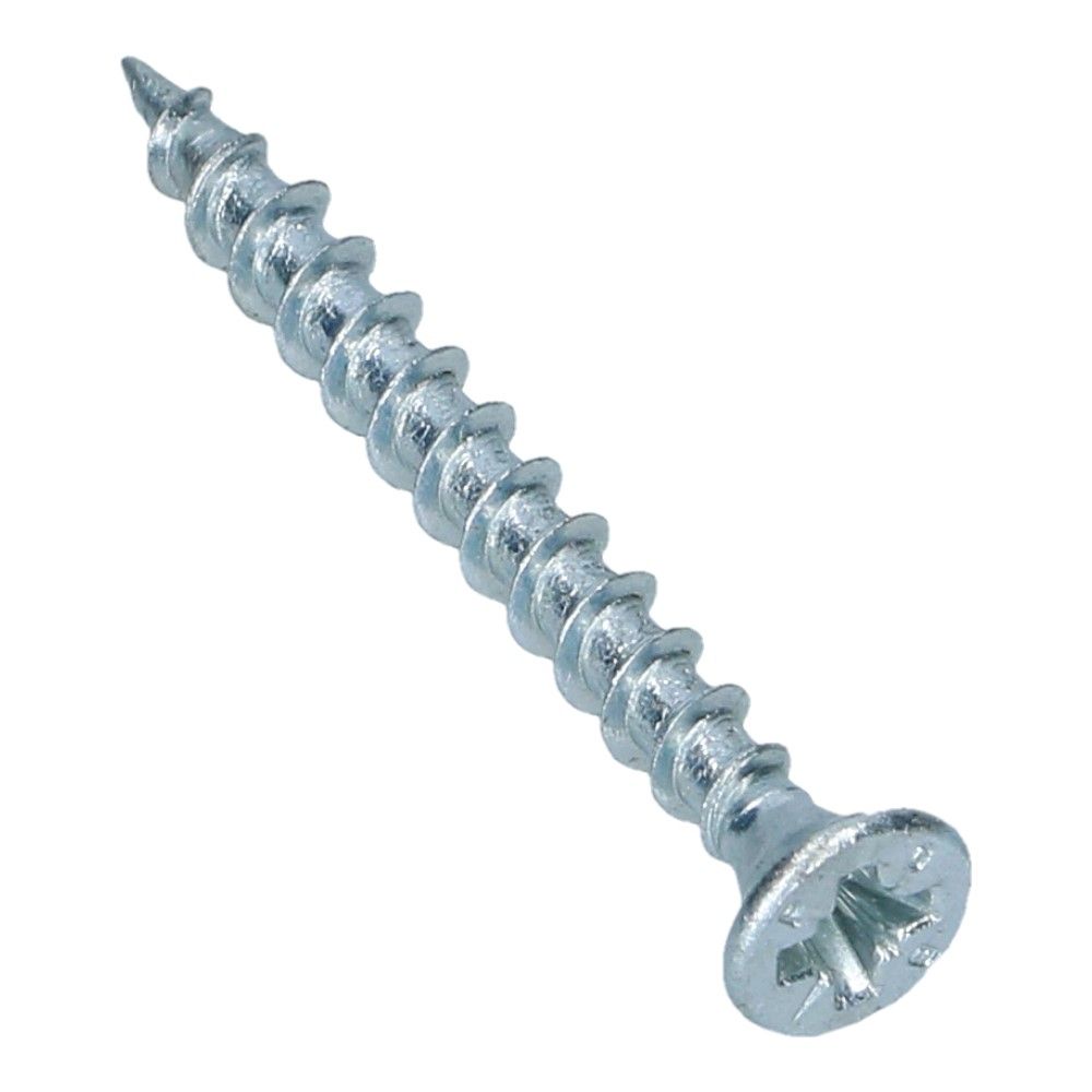 Spaanplaatschroef 3.5x35mm Verzonken Pozidrive 2 - 200 stuks