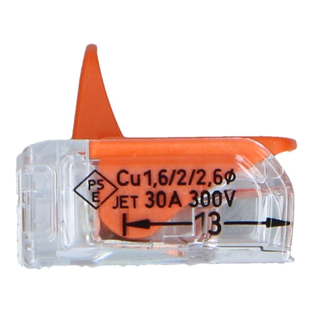 WAGO Verbindingsklem 5 voudig 0.5-6mm² soepel en massief - 15 stuks