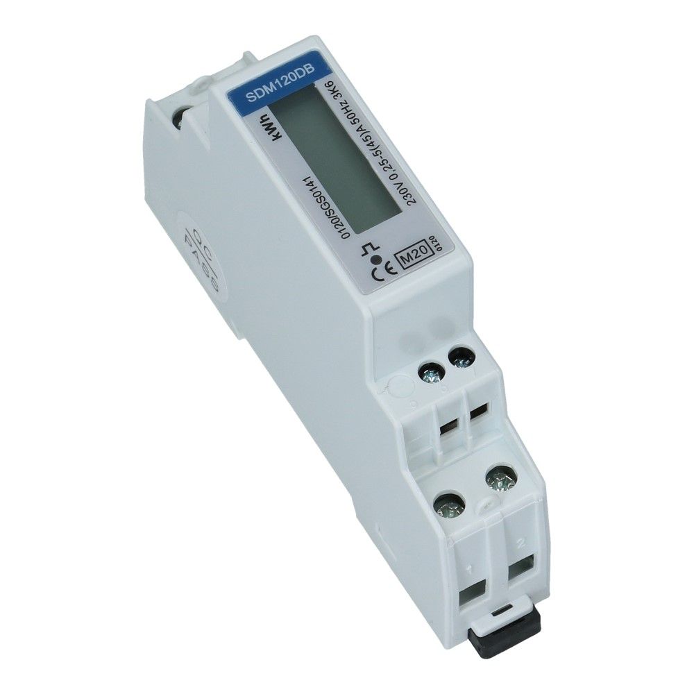kWh meter 1 fase 5/45A MID Factureerbaar