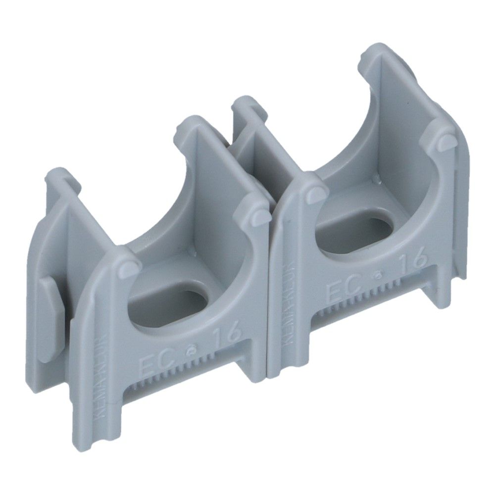 Kunststof buisklem Grijs diameter 5/8inch 16mm - 200 stuks