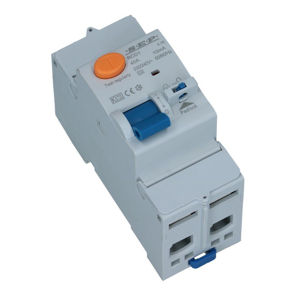 Aardlekschakelaar 125A 2 polig 100mA Type A-selectief 10kA RCD1