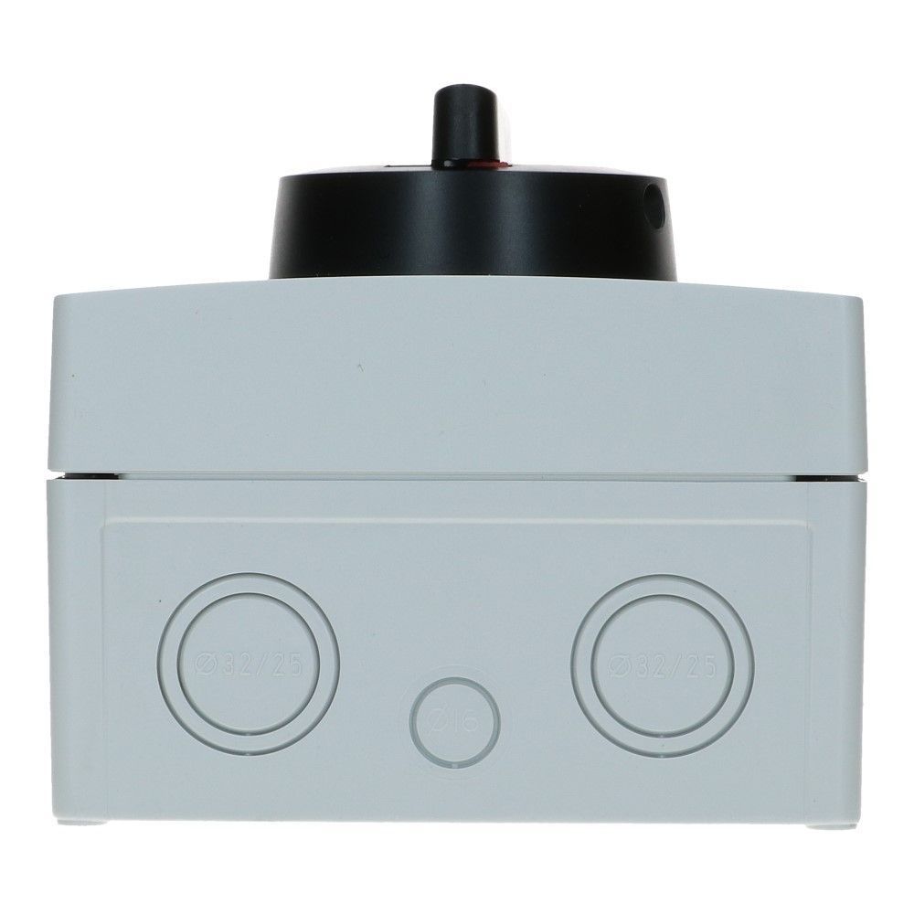 Werkschakelaar IP65 4 polig 100A 144x190x131mm zwart hendel ABS AC22-80A