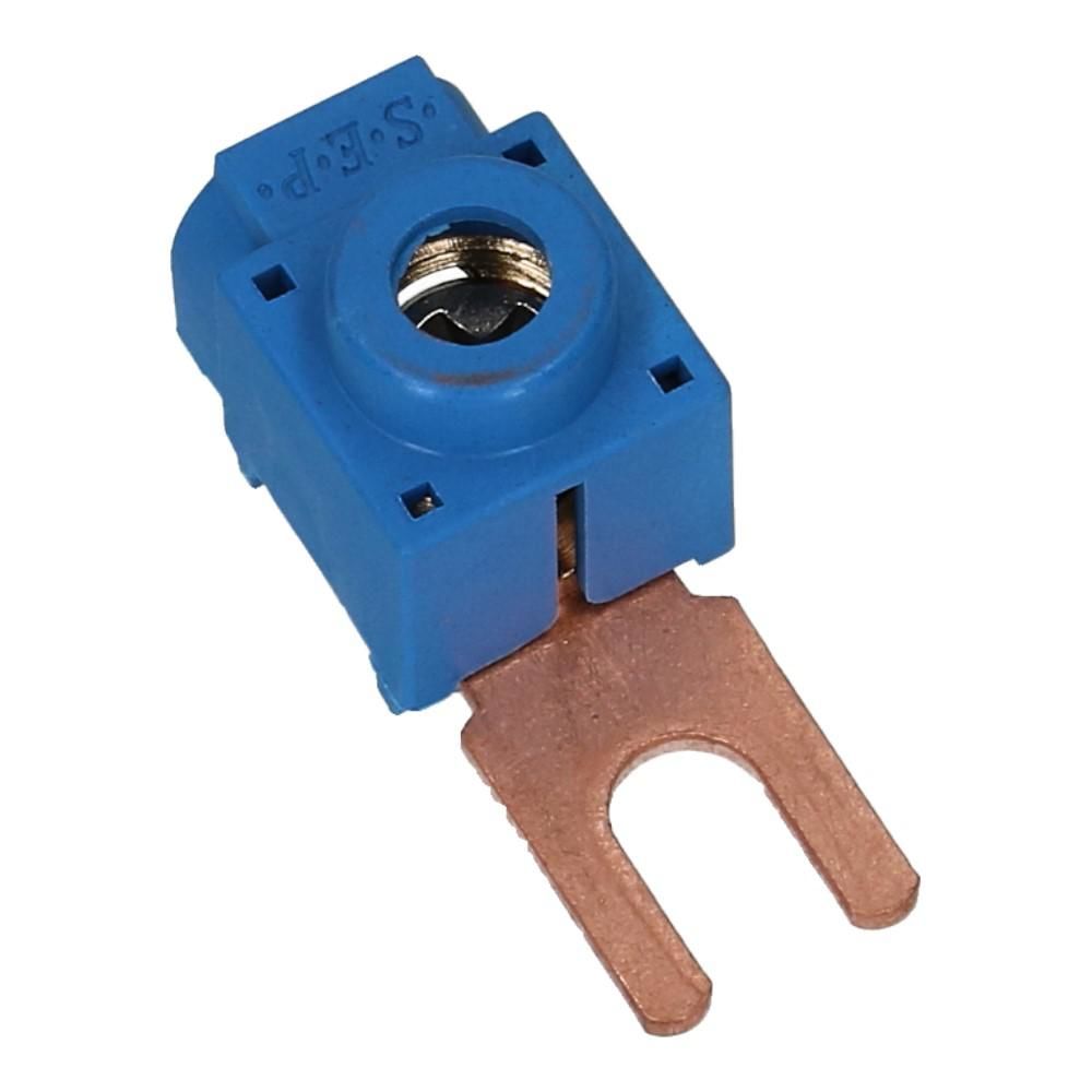 Aftakblok vork blauw 1 fase 25mm²