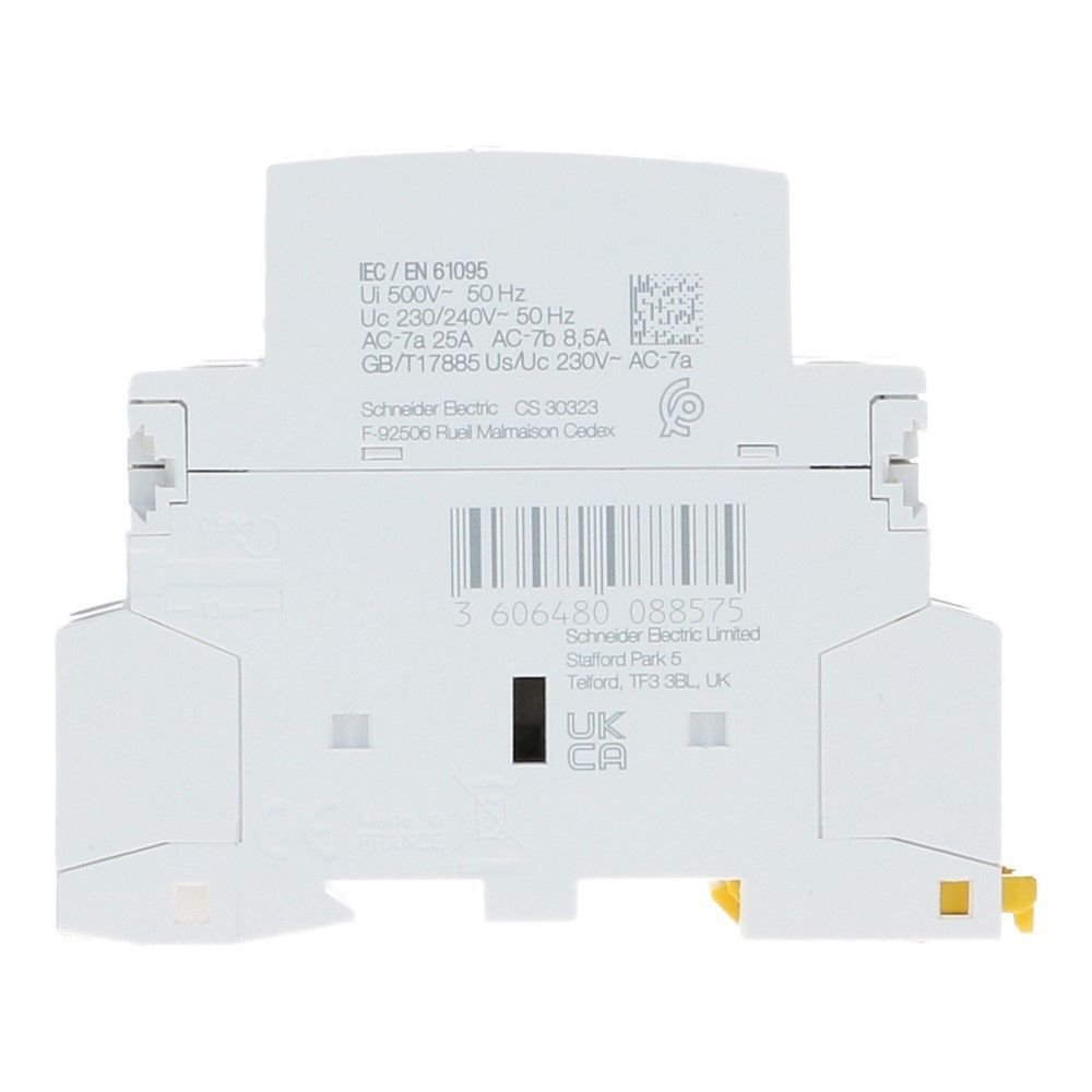 2 polig Installatierelais 25A 230VAC 2 NO iCT