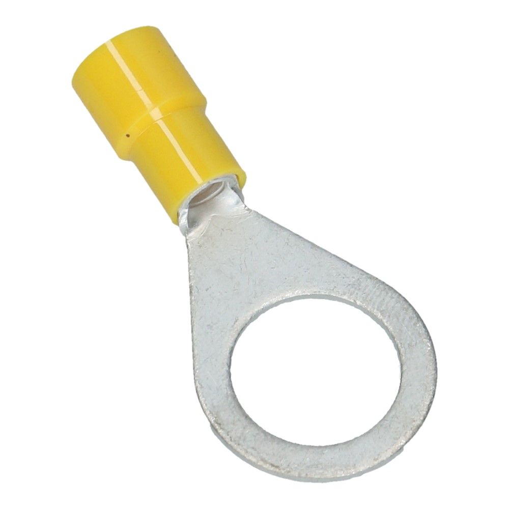 Ringkabelschoen Gat 13mm L-19mm Geel - 25 stuks