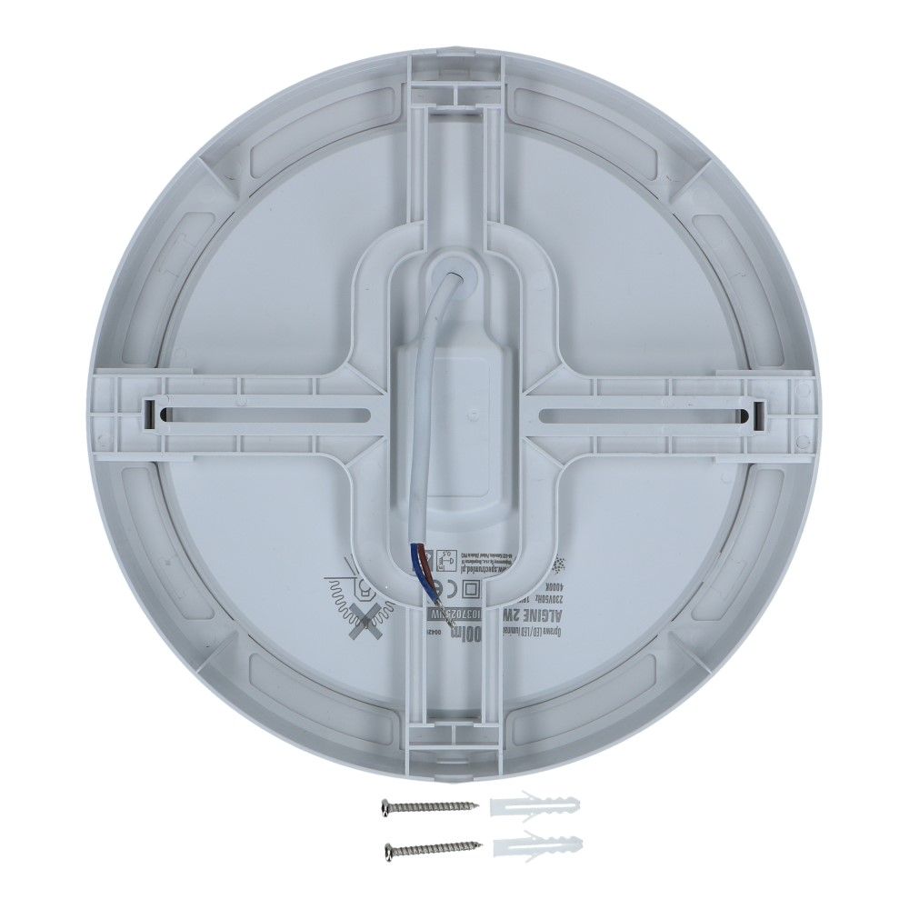 LED downlight inbouw/opbouw IP20 18W 1800lm 3000K 223mm