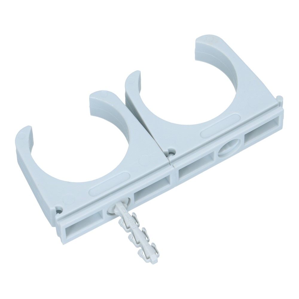 Klembeugel met plug SF Plus RC 39-40mm lichtgrijs - 25 stuks