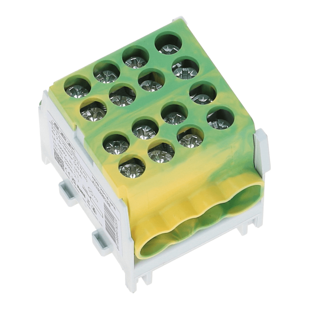 HLAK Hoofdkabel aftakklem 1x25mm² 3x16mm²  geel/groen