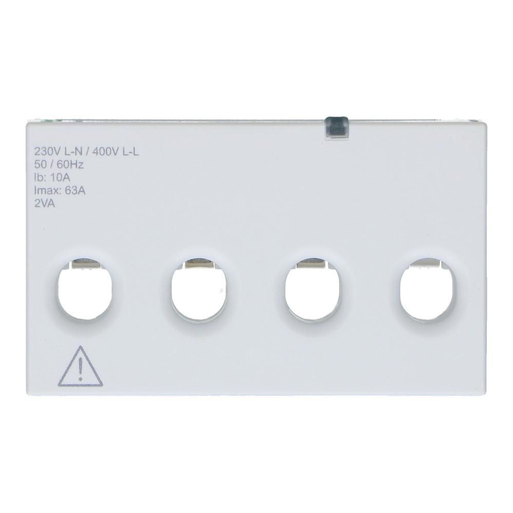 Acti9 PowerTag 3 polig + nul bovenmontage pitch 18mm