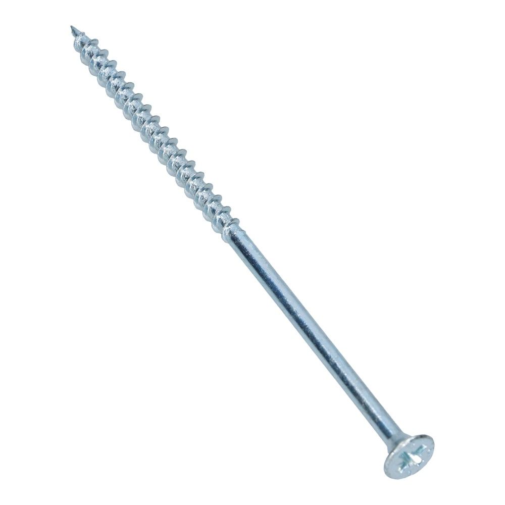 Spaanplaatschroef 6x140mm Verzonken Pozidrive 3 Deeldraad - 100 stuks