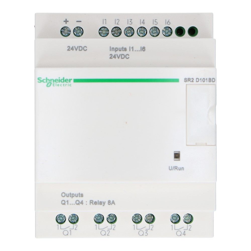 Zelio PLC zonder klok 10I-O 6in 4uit 24VDC
