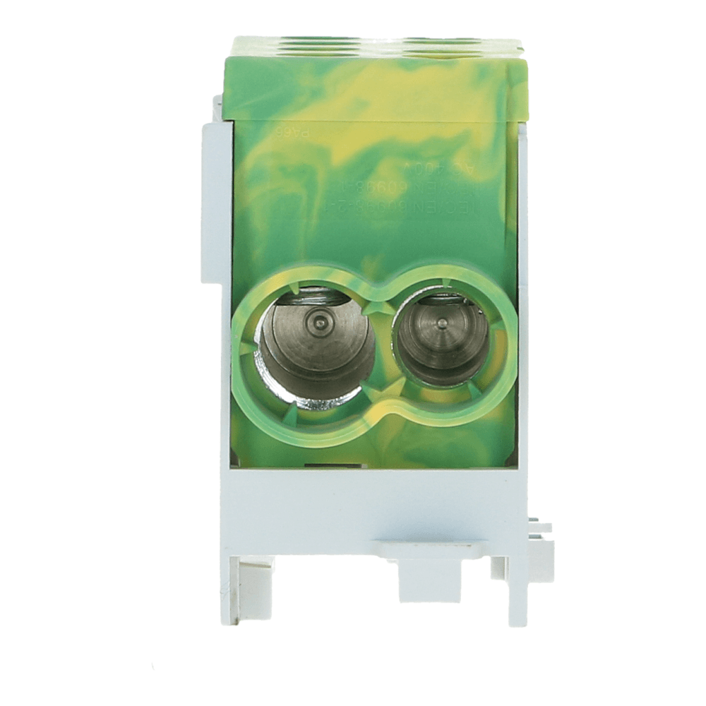 HLAK Hoofdkabel aftakklem 1x35mm²/1x25mm² geel/groen