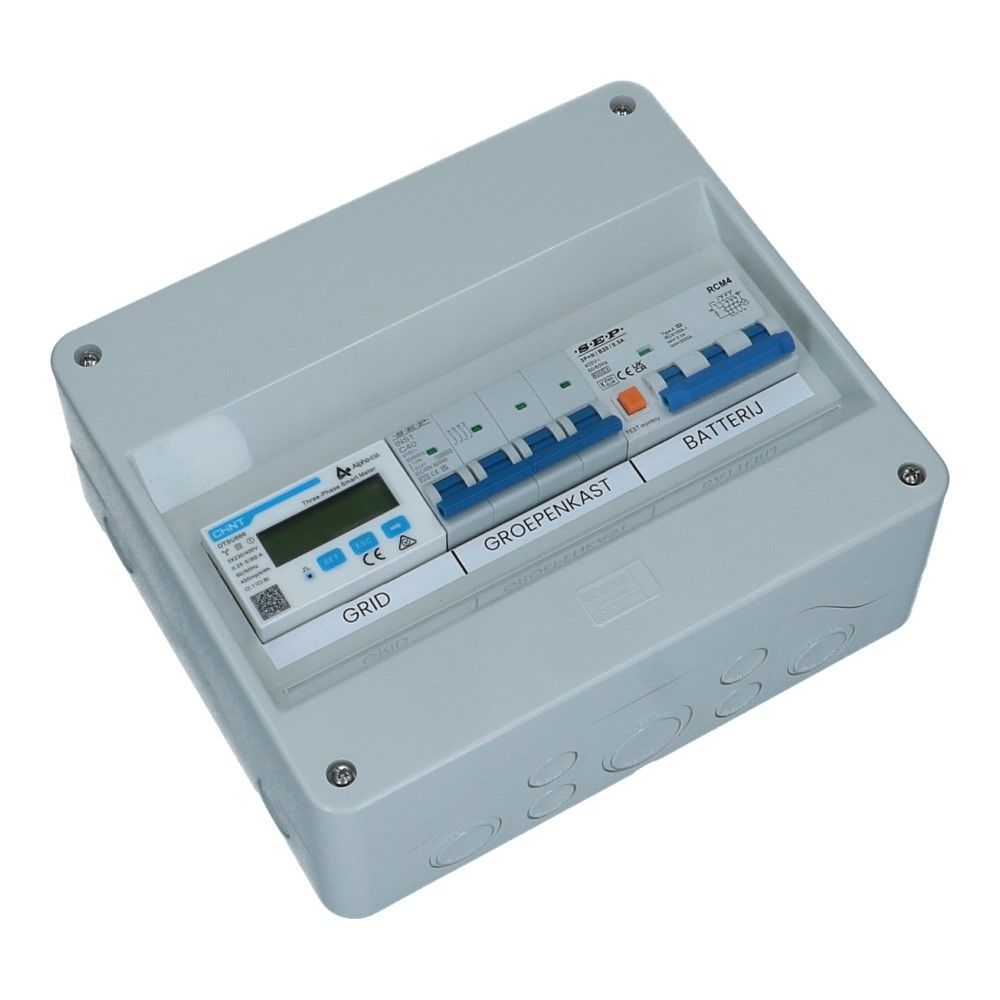 Alpha ESS Grid-Meetkast met Remautomaat
