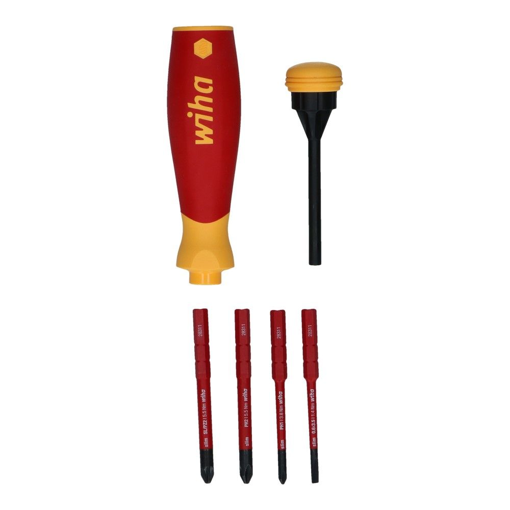 PocketMax Electric Schroevendraaier met bitmagazijn met 4 bits